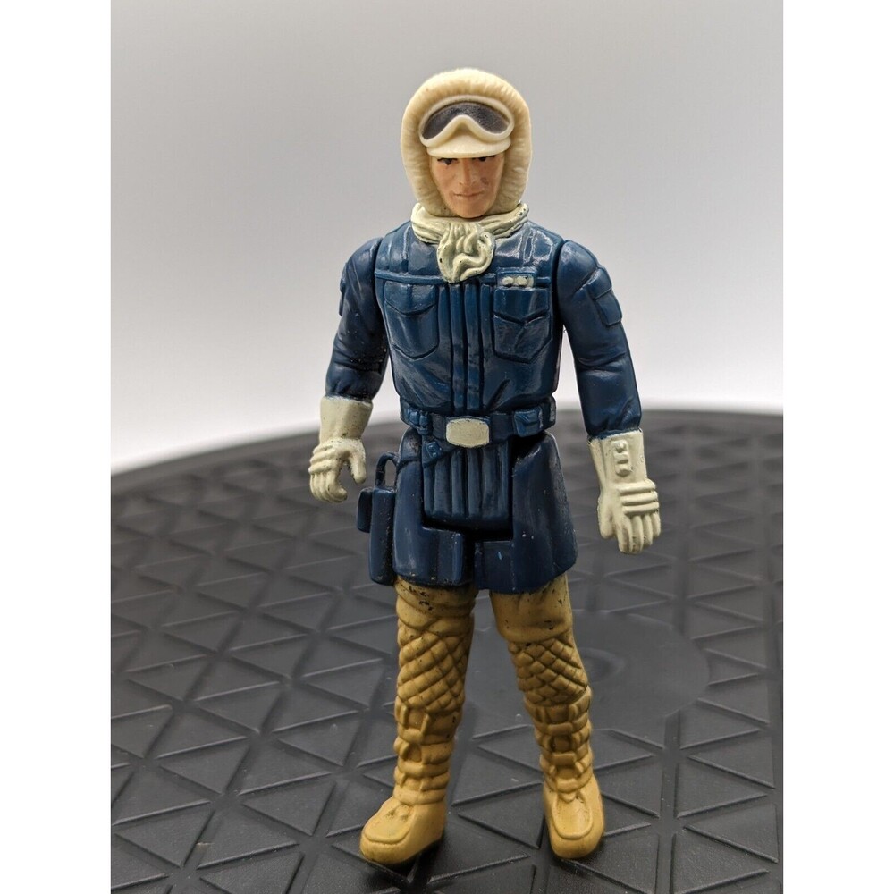 Vintage 1980 Action Figure Star Wars Empire Strikes Back Han Solo Hoth Battle
